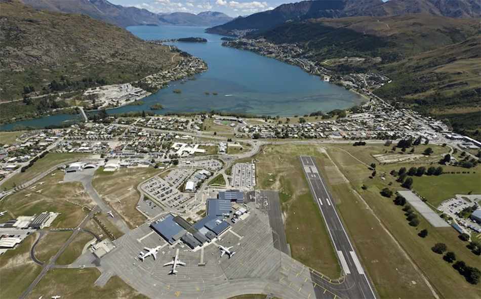 Queenstown Airport in New Zealand